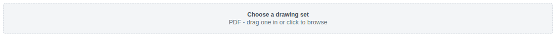 The Choose a drawing set drop zone
