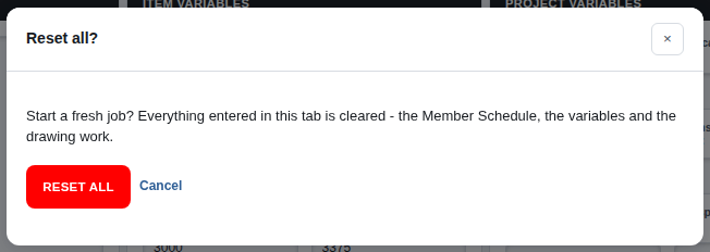A question on the page with its buttons and Cancel