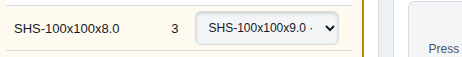 The Replace with list for a section not in the supplier pool