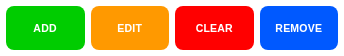 The ADD, EDIT, CLEAR and REMOVE buttons on the phone