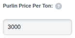 The Purlin Price Per Ton box