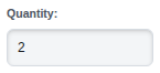 The Quantity field