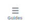 The Guides button on the rail