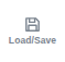 The Load/Save button on the rail